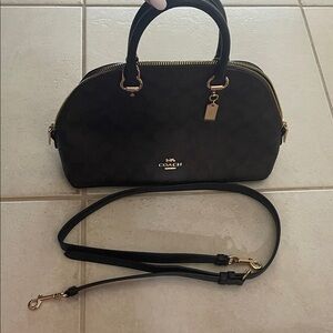 Coach Black and Gold Crossbody Bag